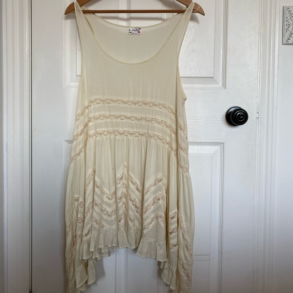 Free People Voile and Lace Trapeze Slip - Picture 4 of 12